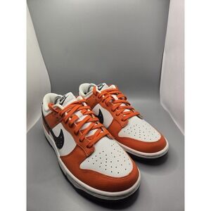 Nike Dunk Low Night Sky Starry Swoosh Campfire Orange Men's 9.5 FV6909-800